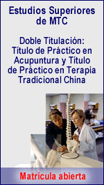 Curso On-line de Técnico Superior en Medicina Tradicional China
